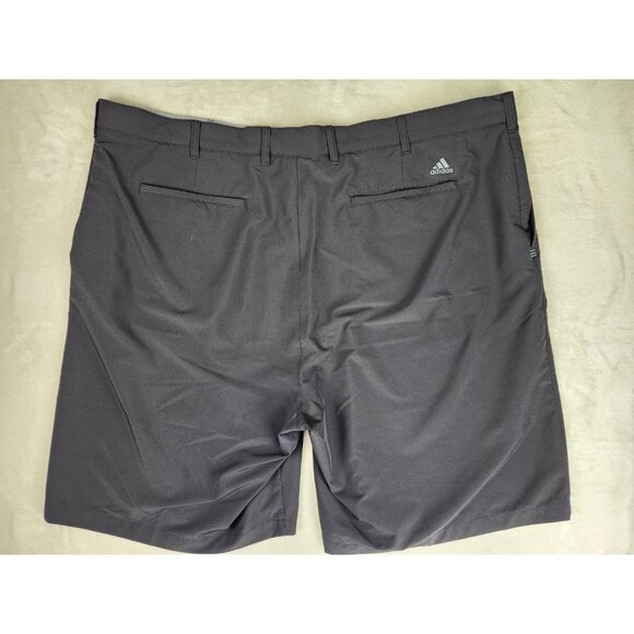 Adidas Golf Shorts Mens 52 Black Climalite Performance Chino 9.5" Inseam - Picture 6 of 16